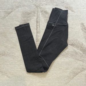 Manduka cotton spandex leggings in charcoal grey. Size XS.